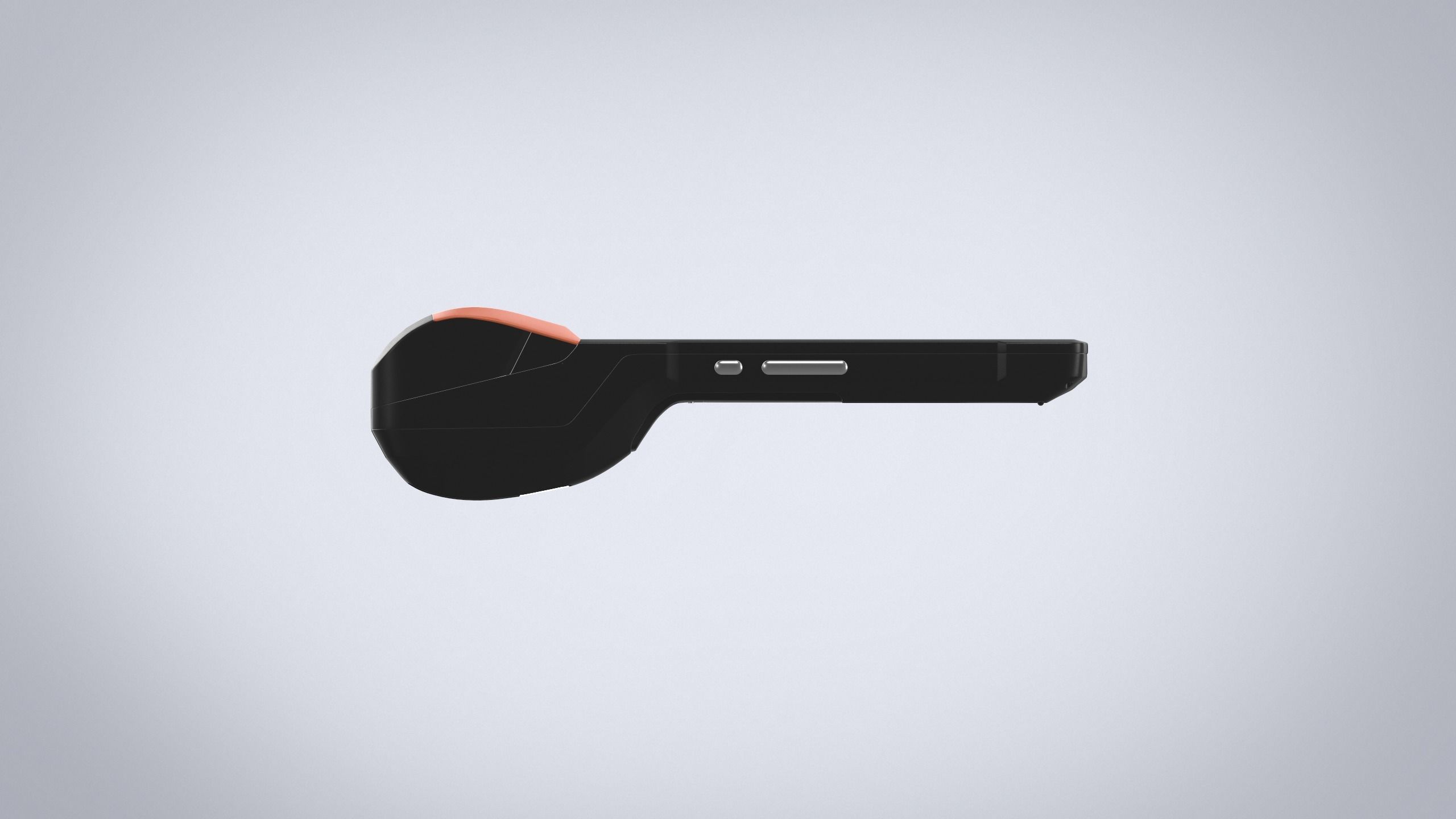 Card terminal POS sunmi v2 display  HD 3D model Low-poly 3D model_2