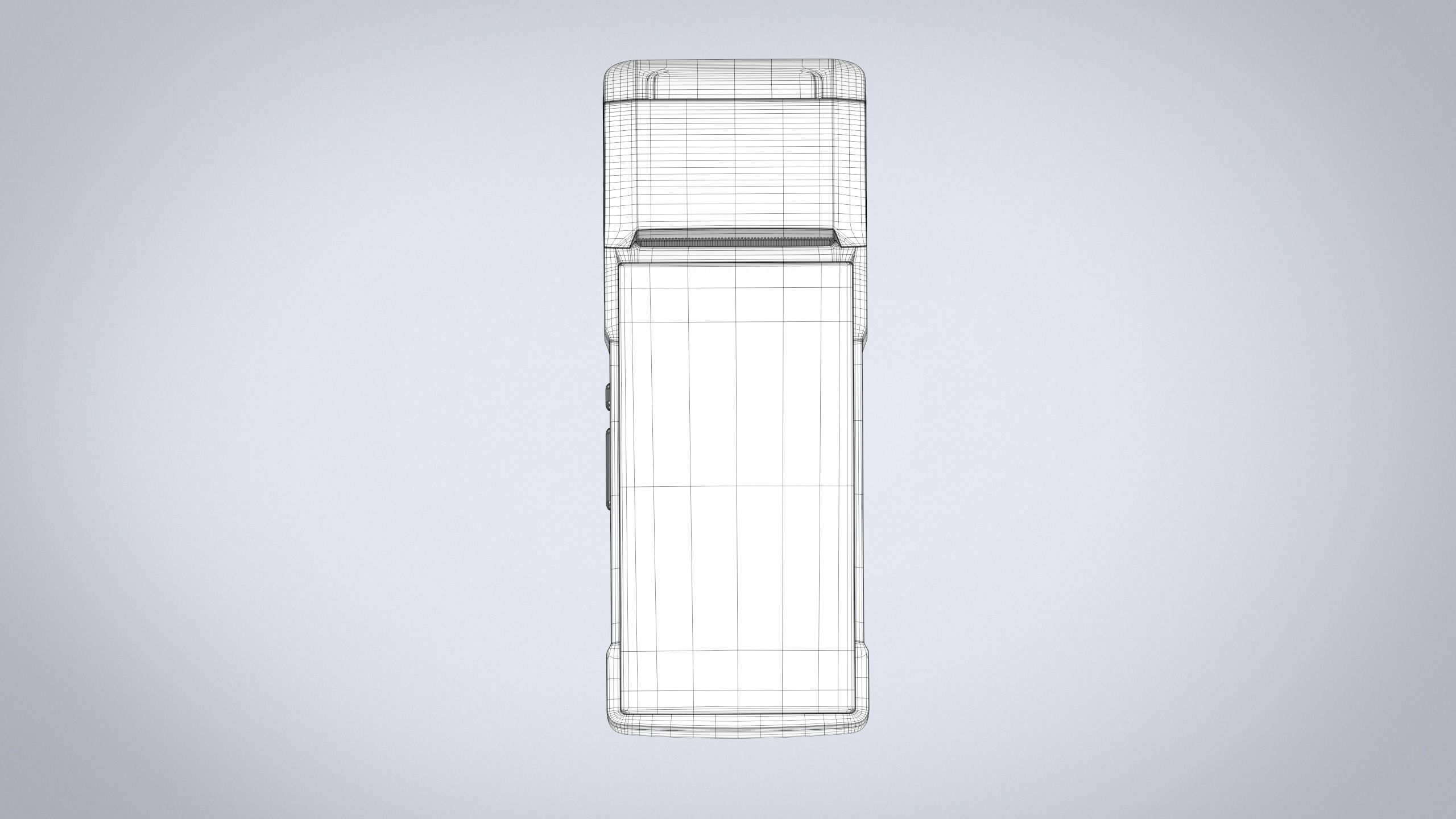 Card terminal POS sunmi v2 display  HD 3D model Low-poly 3D model_16