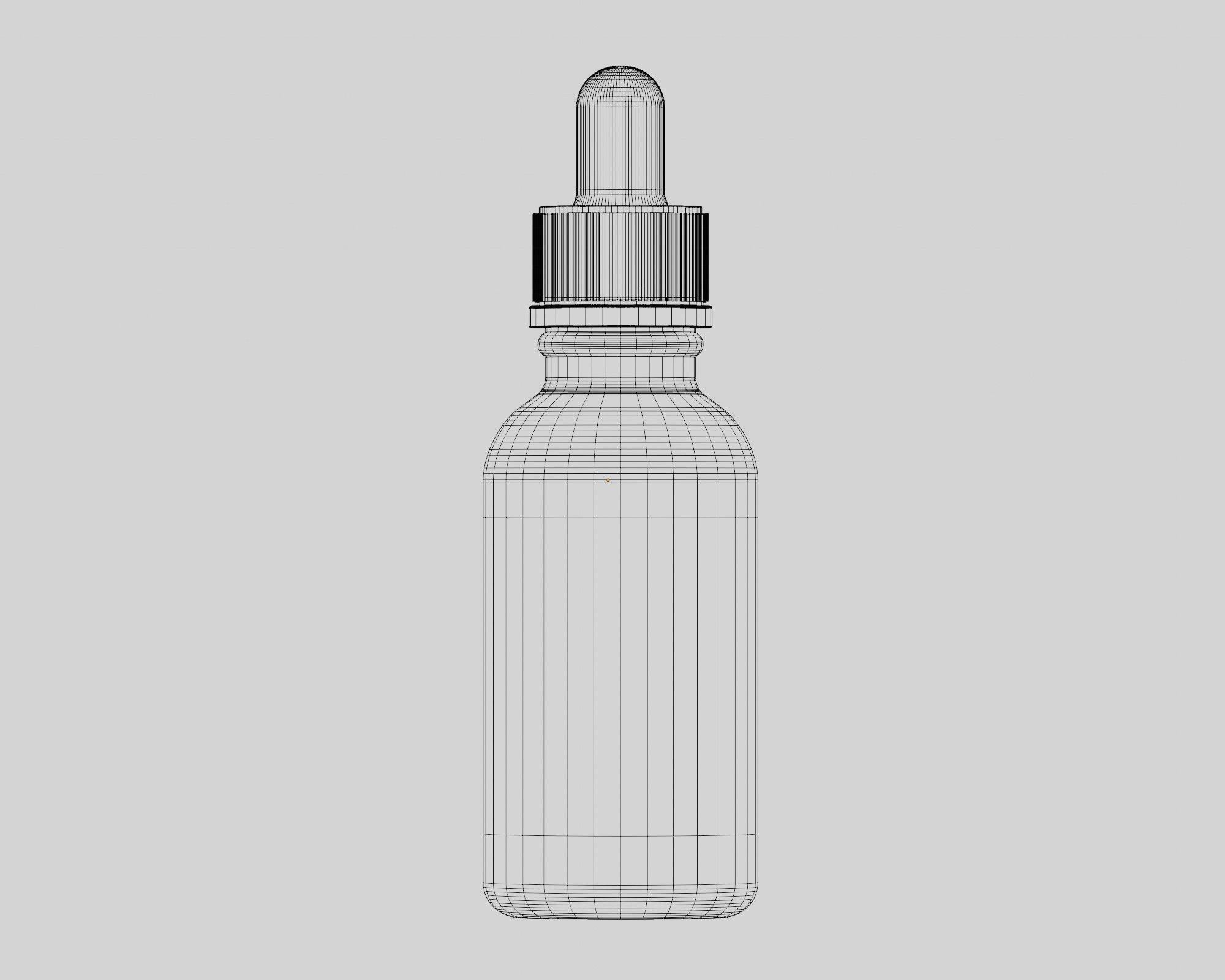 Dropper Bottle Low-poly 3D model_4