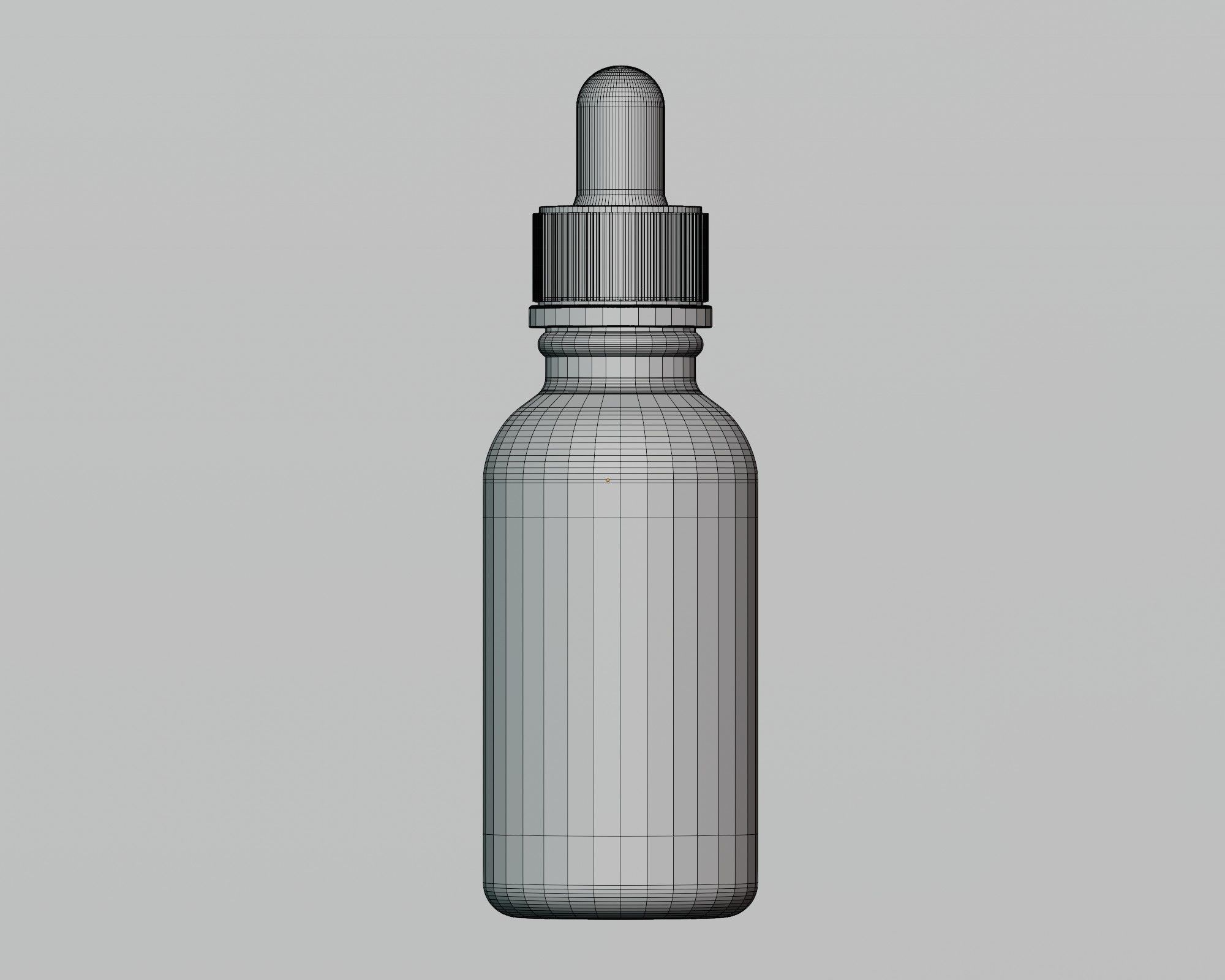 Dropper Bottle Low-poly 3D model_3