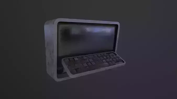 Old Terminal Console 3D Model