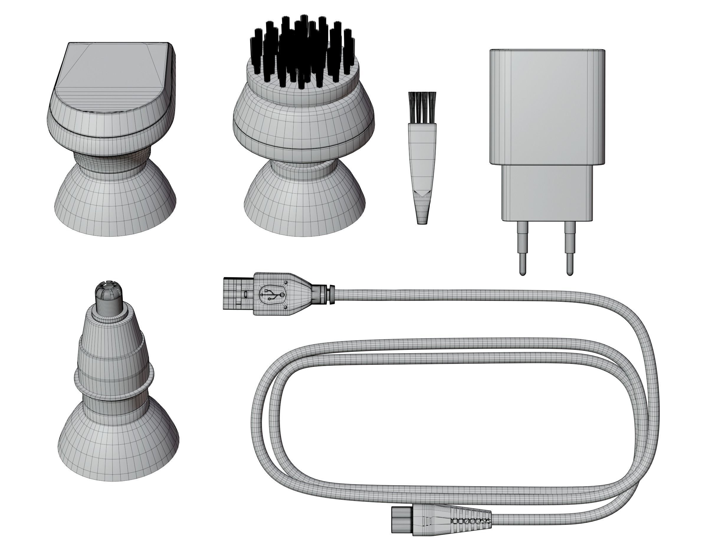 Shaver Hair Clipper Trimmer 3D Model 3D model_9