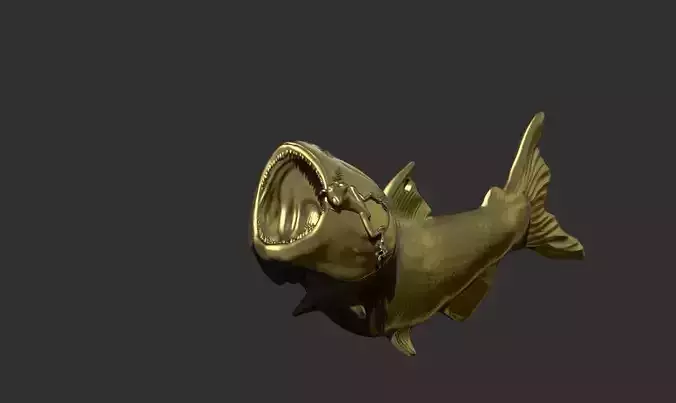 llavero  dorado  3D print model