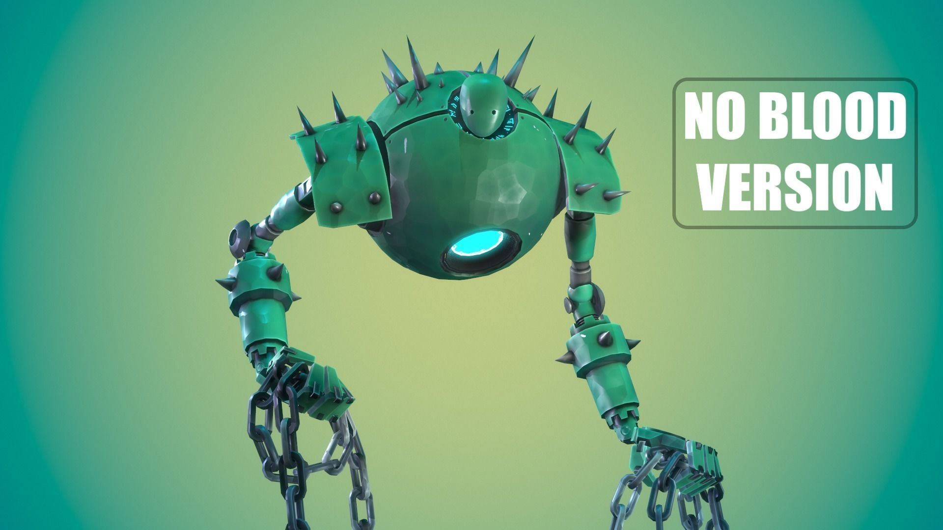 Espher the Golem Low-poly 3D model_11