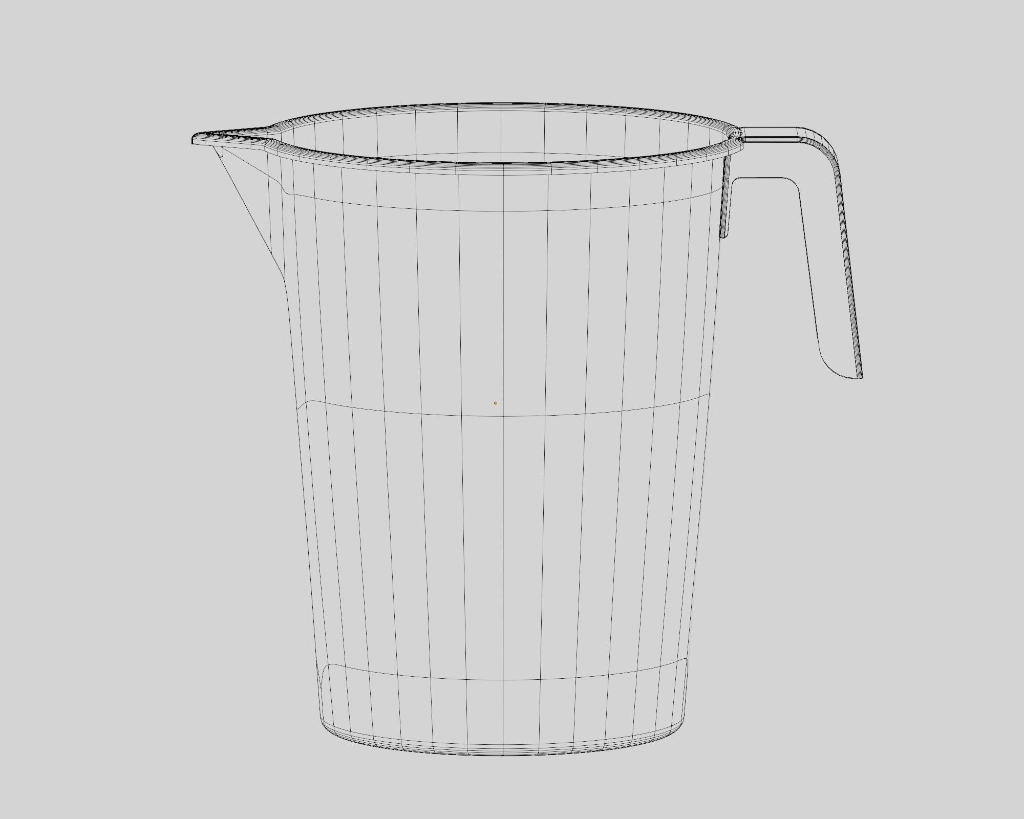 Lab jar 3d model Low-poly 3D model_4