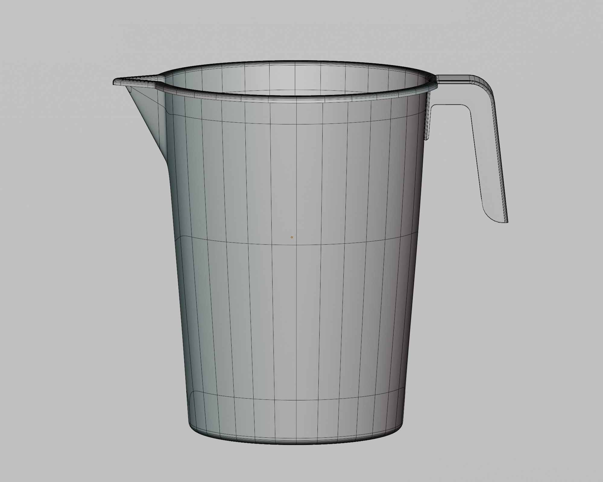 Lab jar 3d model Low-poly 3D model_3