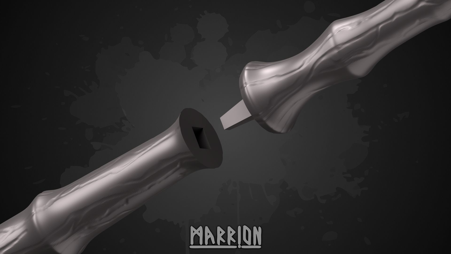 Ringed wand from Hogwarts Legacy 3D print model_5