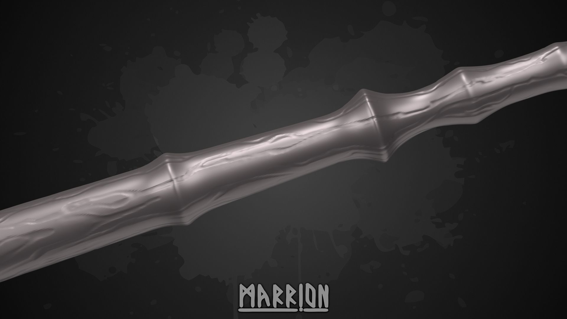 Ringed wand from Hogwarts Legacy 3D print model_3