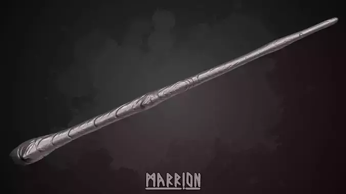 Natural wand from Hogwarts Legacy 3D print model