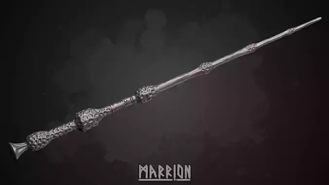Elder wand from Hogwarts Legacy 3D print model
