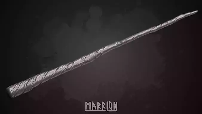 Crooked Spiral wand from Hogwarts Legacy 3D print model