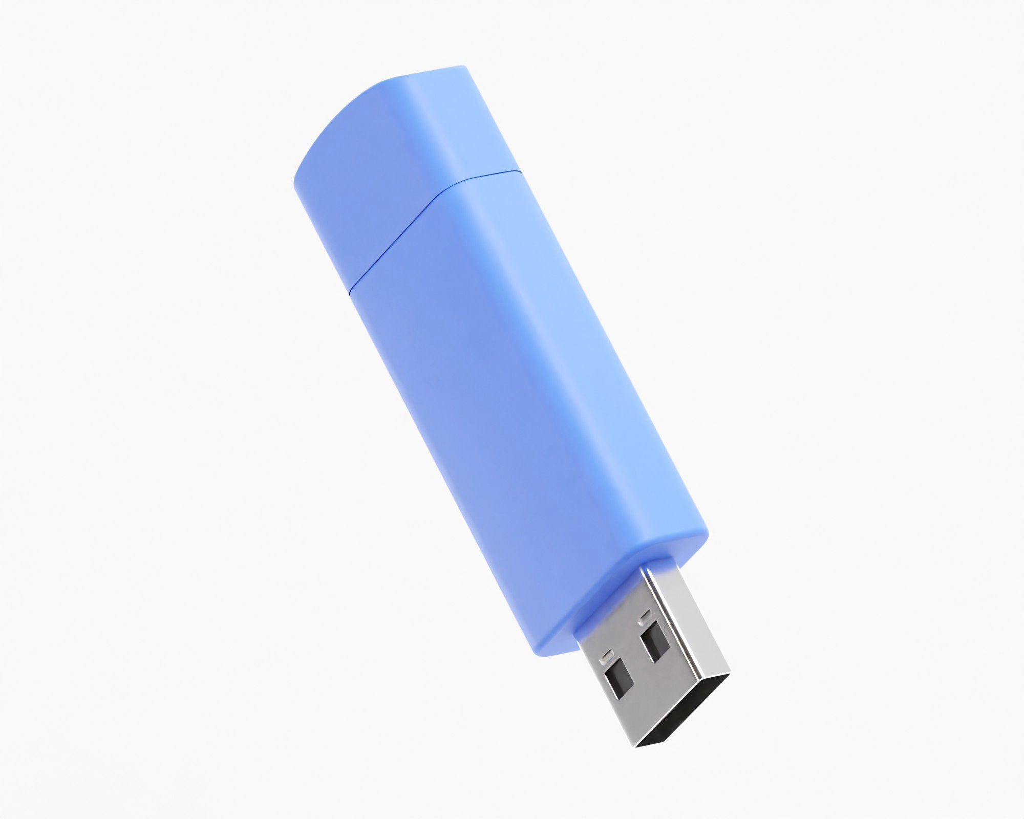 Pendrive 3d model Low-poly 3D model_1