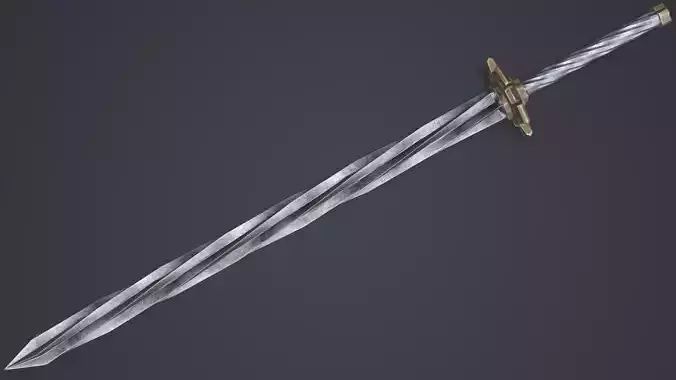 Sword 15 Low-poly 3D model