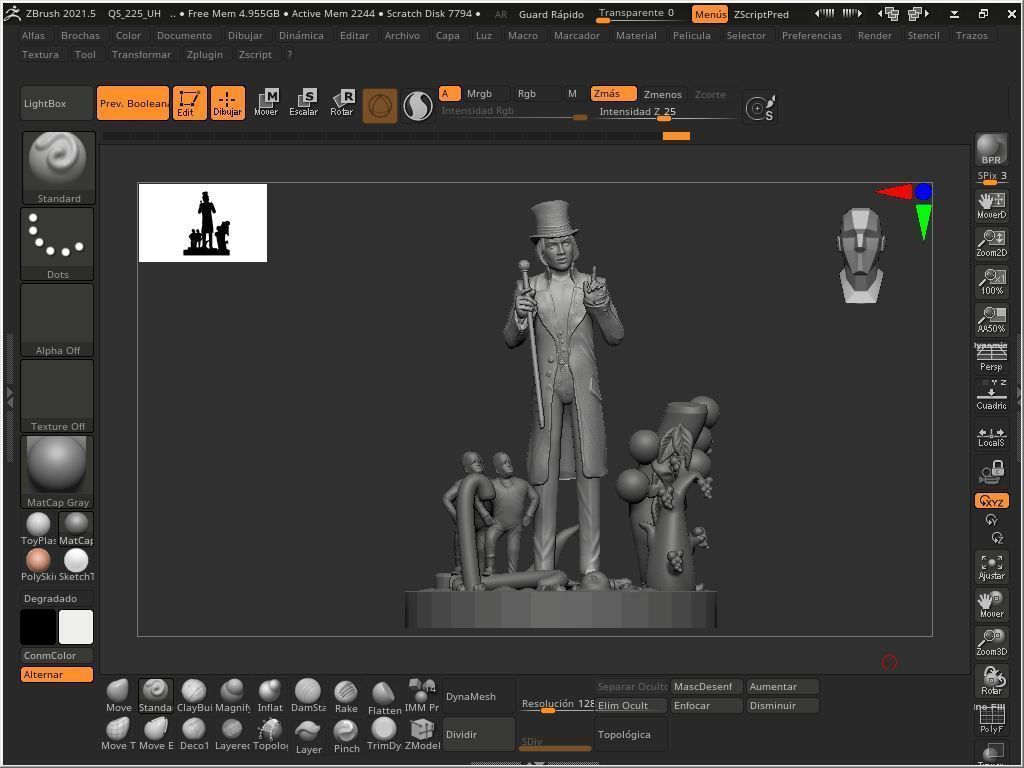willy wonka 3D print model_4