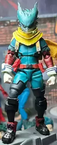 Vigilante Deku V1 add-on parts for Amazing Yamaguchi Izuku 3D print model