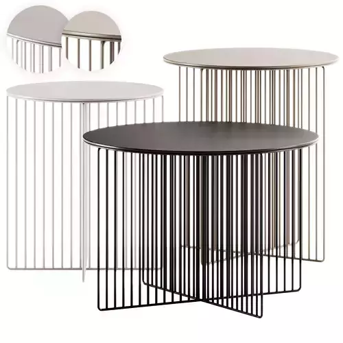 Accursio Round Coffee Table by La Cividina 3D model