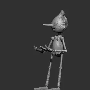 pinocho replica 3D print model