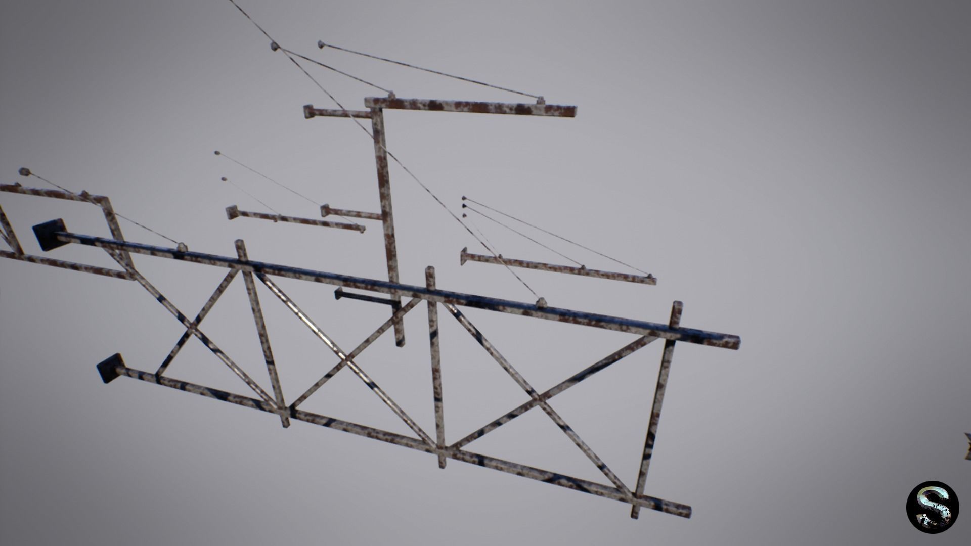 Billboards Low-poly 3D model_9