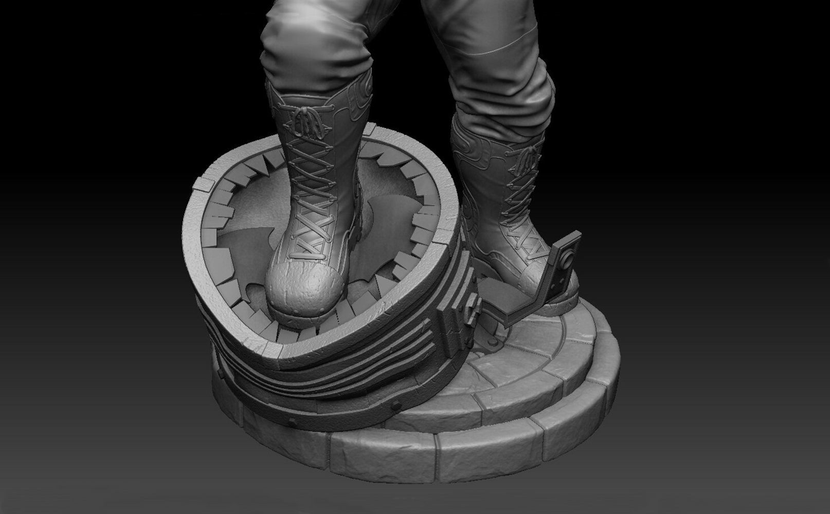 Bane Statues 3D Model Ready to Print 3D print model_5