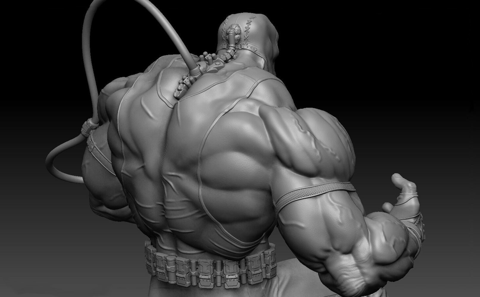Bane Statues 3D Model Ready to Print 3D print model_7