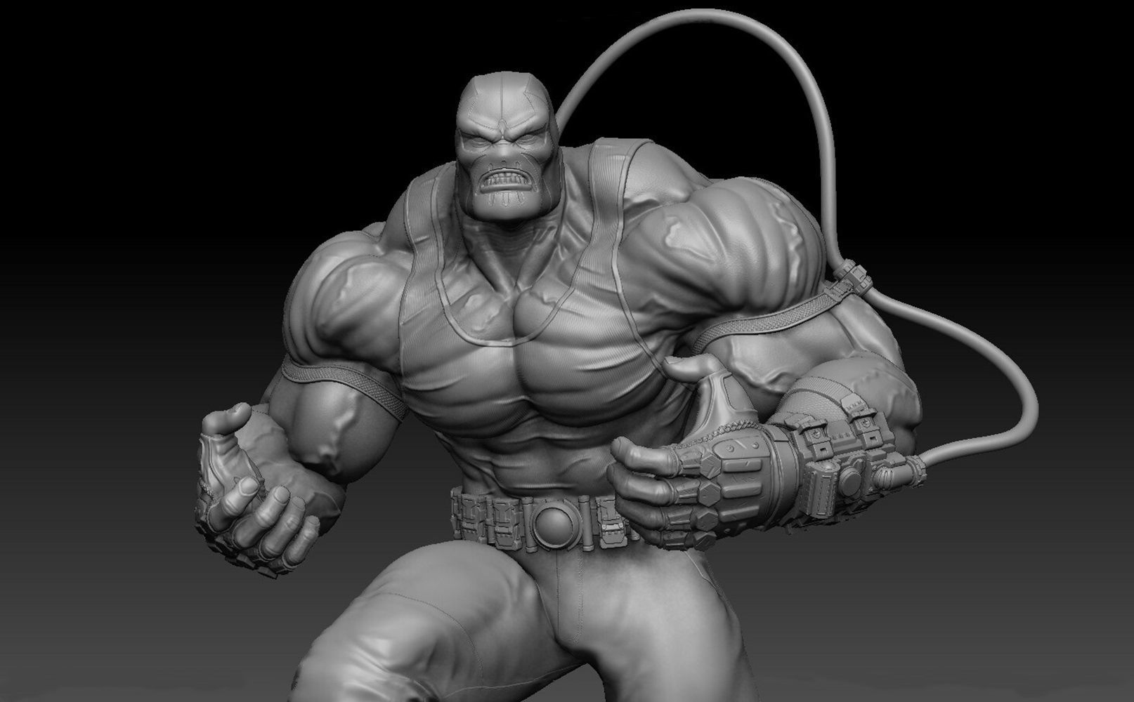 Bane Statues 3D Model Ready to Print 3D print model_4