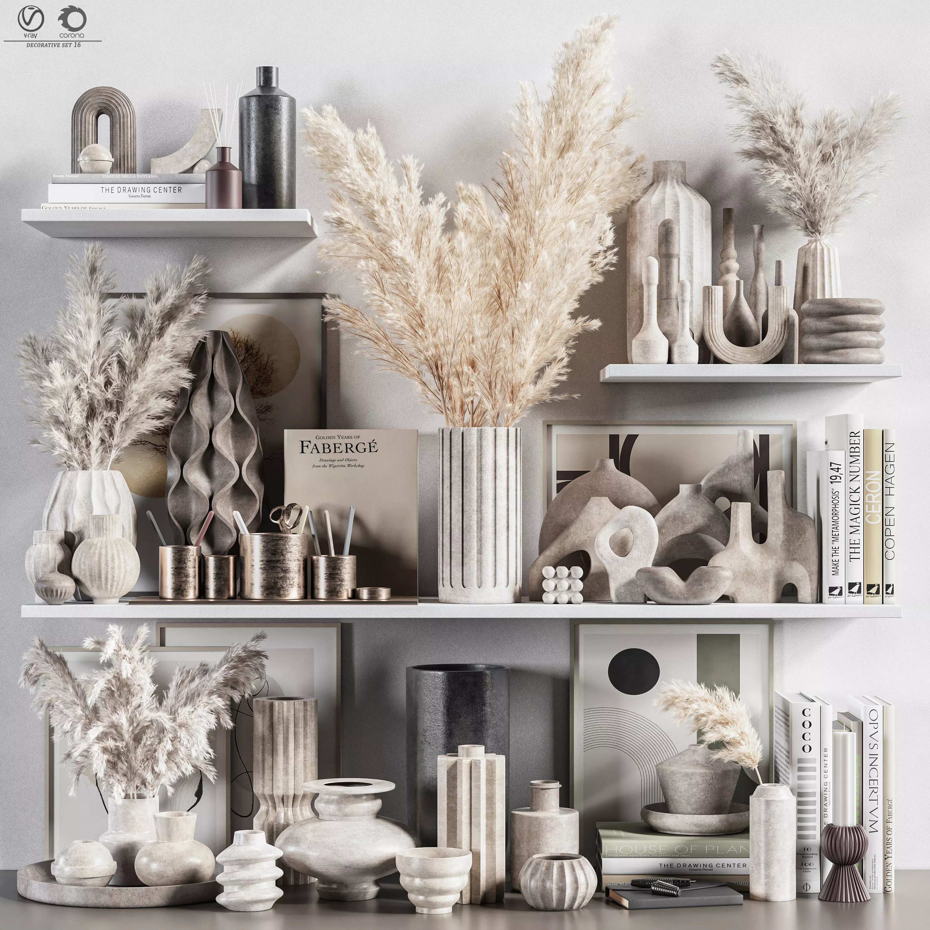 decorative set 16 3D model_0