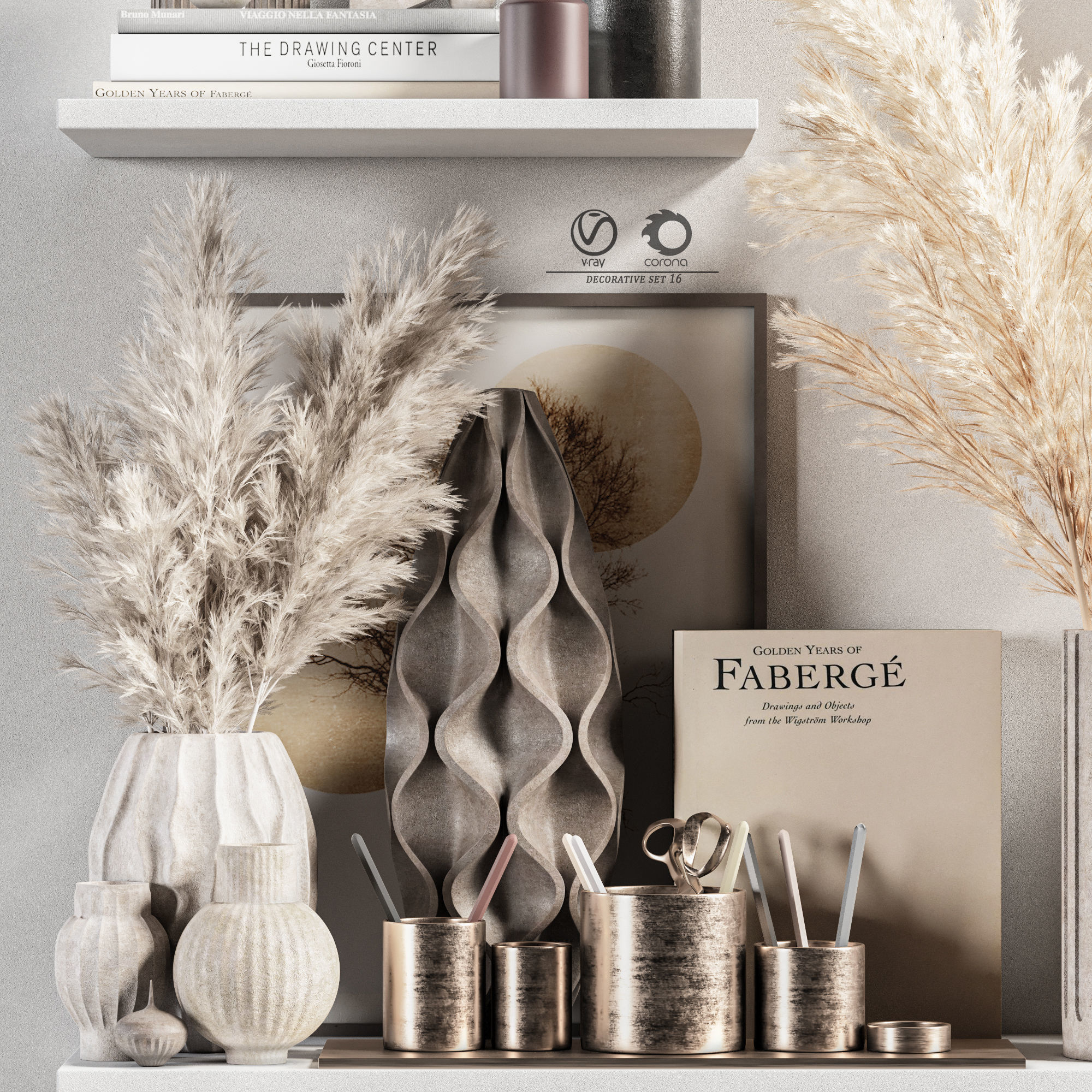 decorative set 16 3D model_1