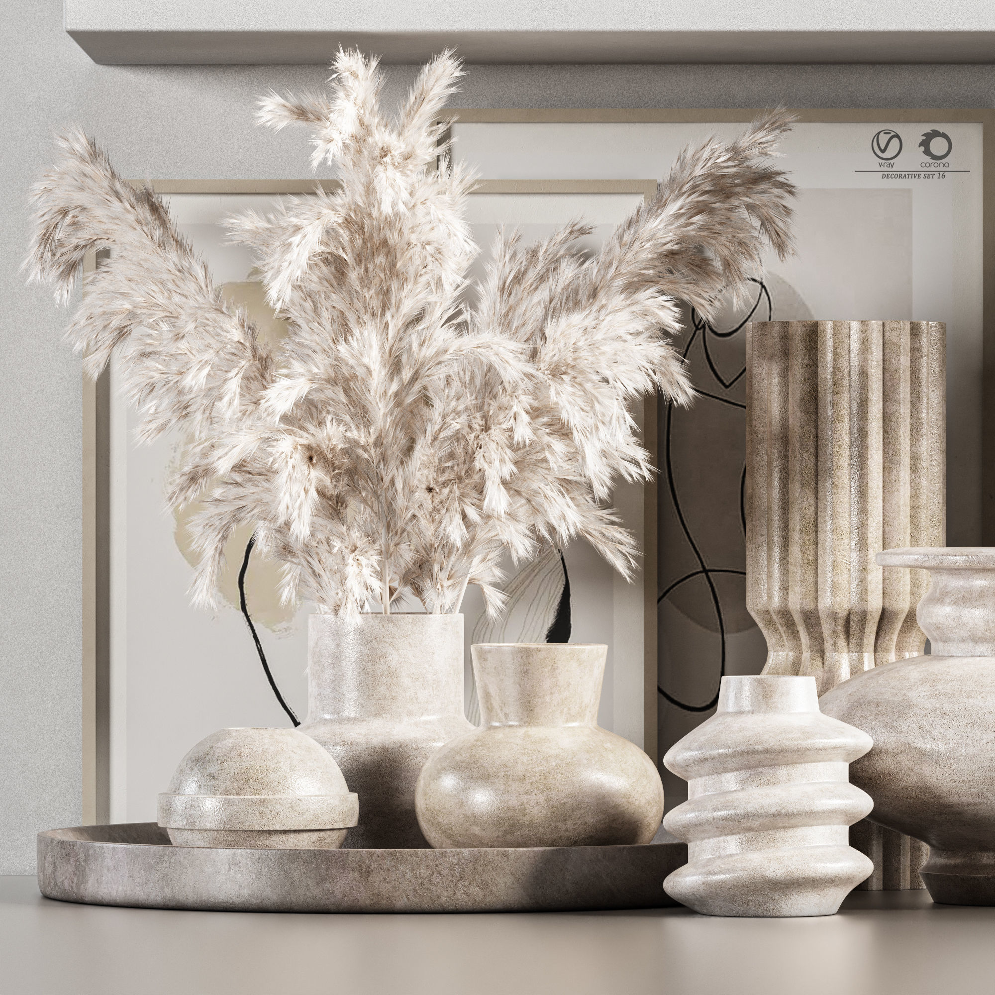 decorative set 16 3D model_5