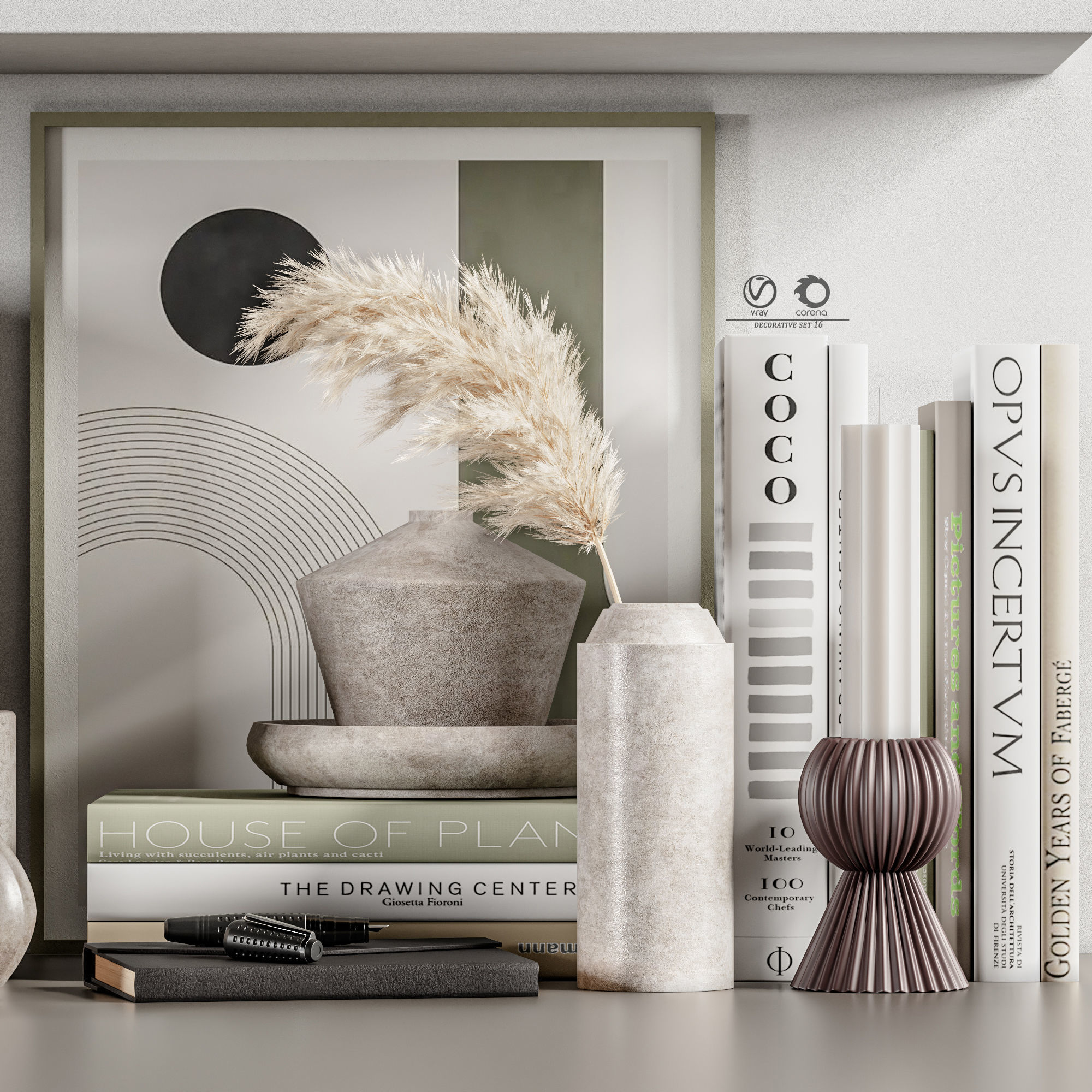 decorative set 16 3D model_4