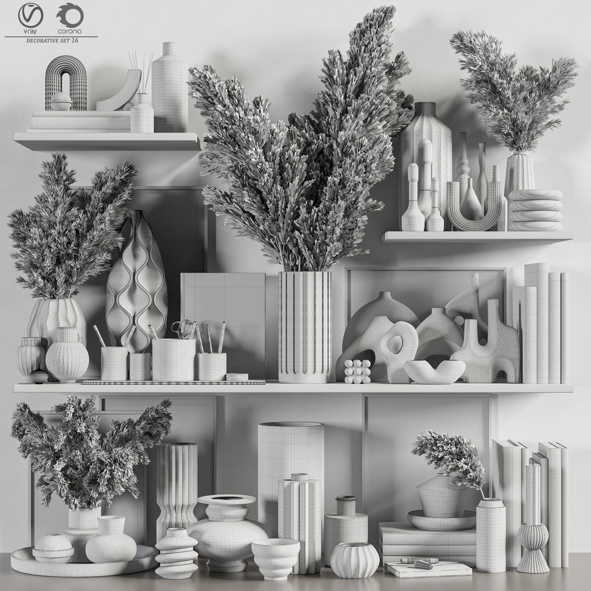 decorative set 16 3D model_7