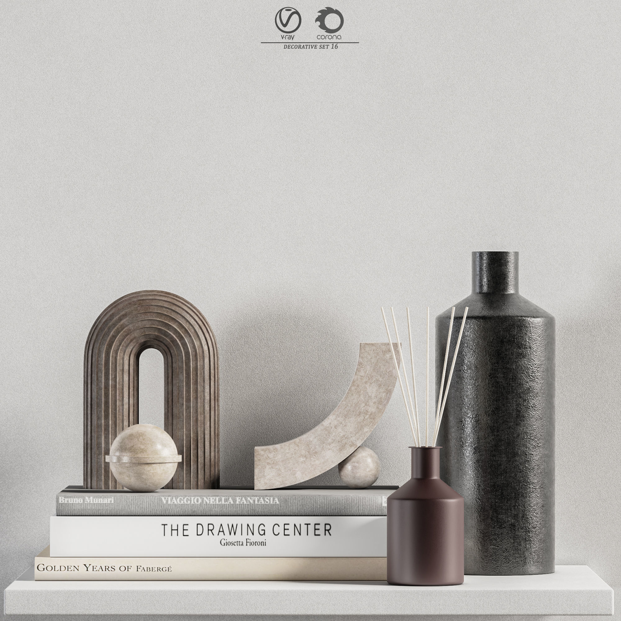 decorative set 16 3D model_3