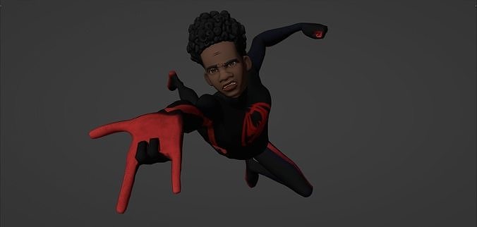 Miles Morales Rig For Blender 