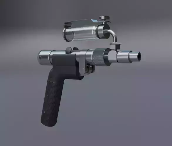 Mechanical needleless injector BI-7M 3D model