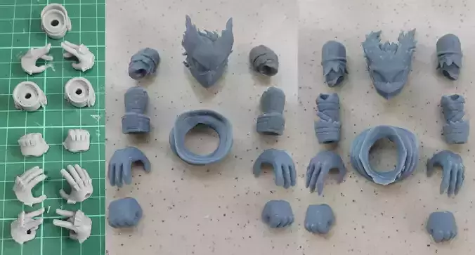 Full Set Add-on parts for Amazing Yamaguchi Izuku Midoriya 3D print model