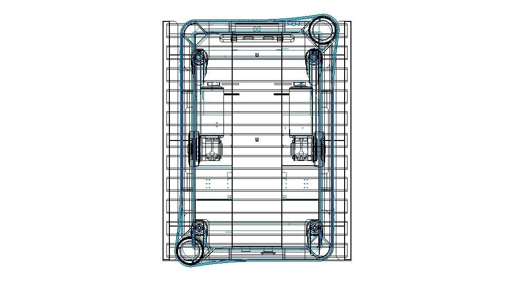 MIR200 Roller Conveyor Top Module 3D model_28