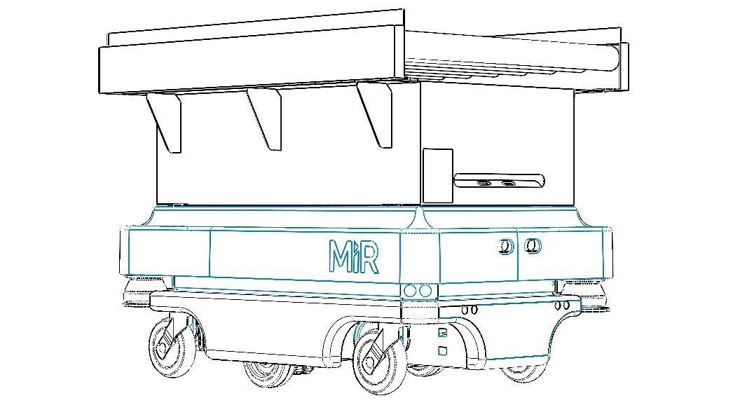MIR200 Roller Conveyor Top Module 3D model_30