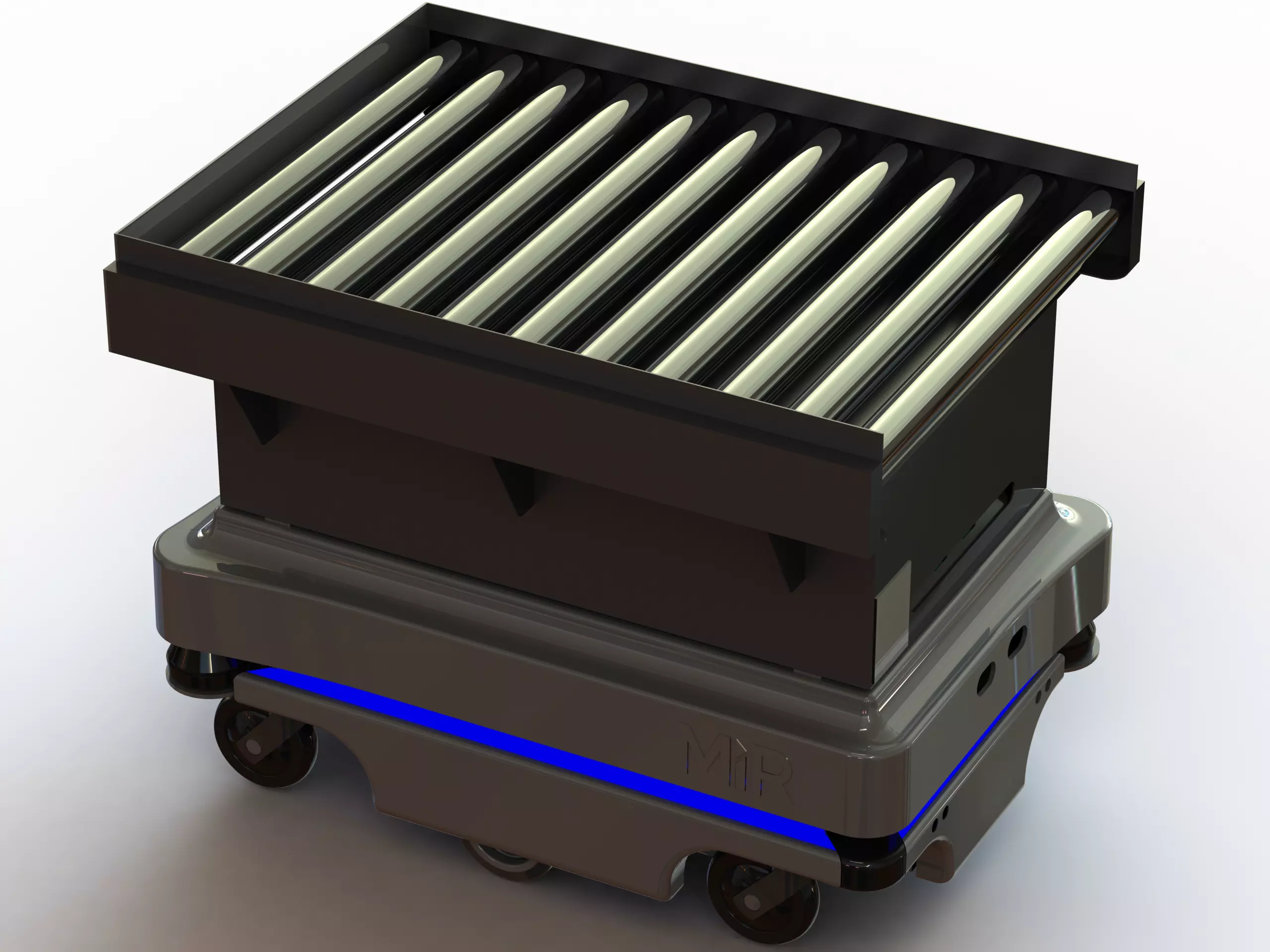 MIR200 Roller Conveyor Top Module 3D model_0