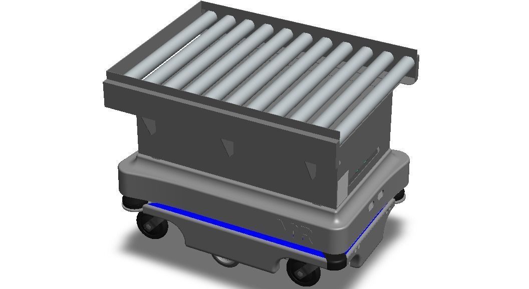 MIR200 Roller Conveyor Top Module 3D model_5