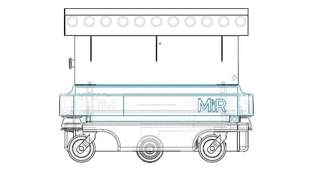 MIR200 Roller Conveyor Top Module 3D model_7