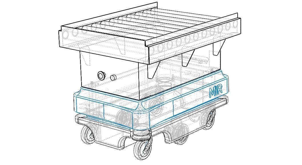 MIR200 Roller Conveyor Top Module 3D model_15