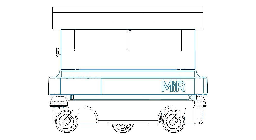 MIR200 Roller Conveyor Top Module 3D model_6