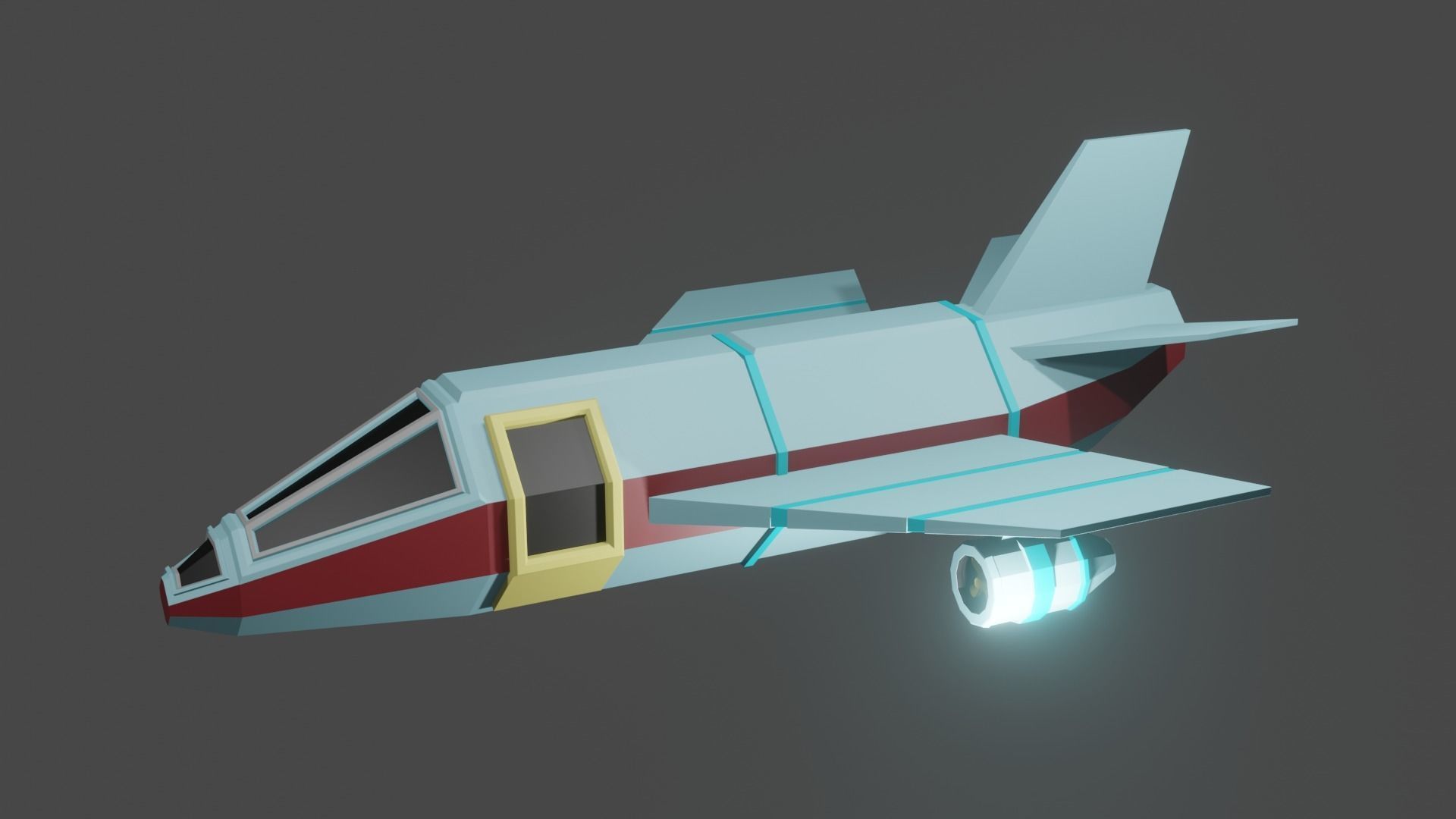 Plane for free free VR / AR / lowpoly 3D