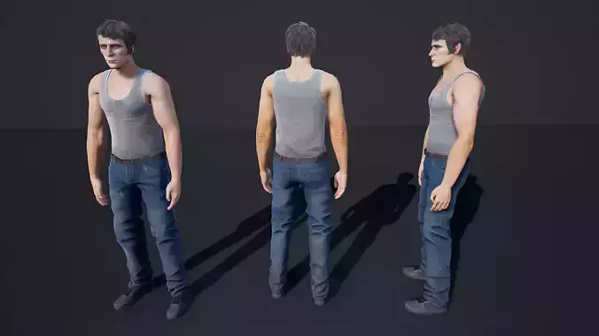 Man Character Casual 2