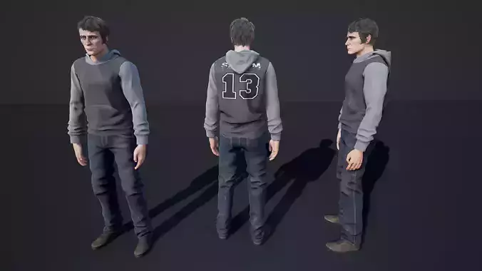 Man Character Casual 3