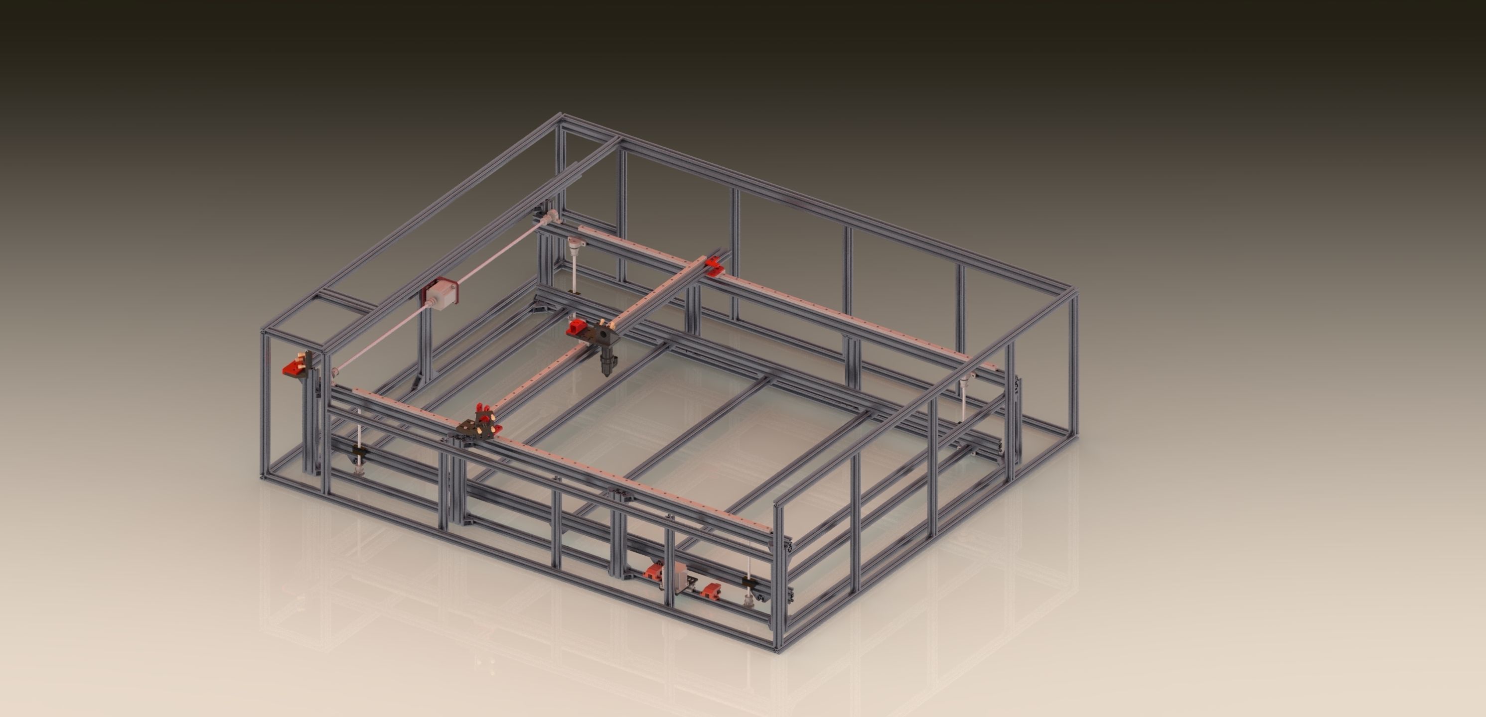 LASER CUTTING MACHINE 3D model_5