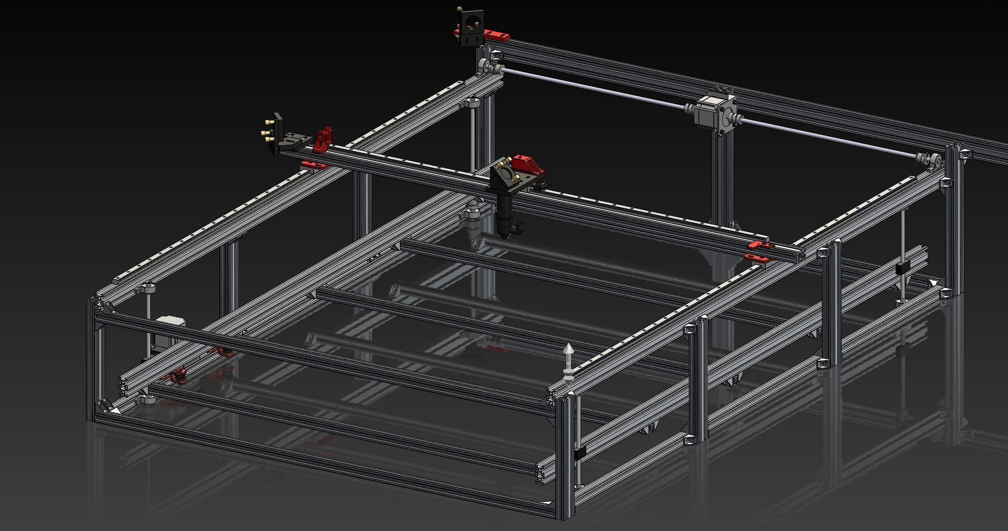 LASER CUTTING MACHINE 3D model_3