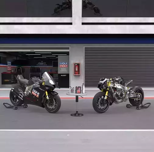 Race Bike Motorcycle Trisula 2 Stroke 3 Cylinder 3D model Race Bike Motorcycle Trisula 2 Stroke 3 Cylinder 3D model