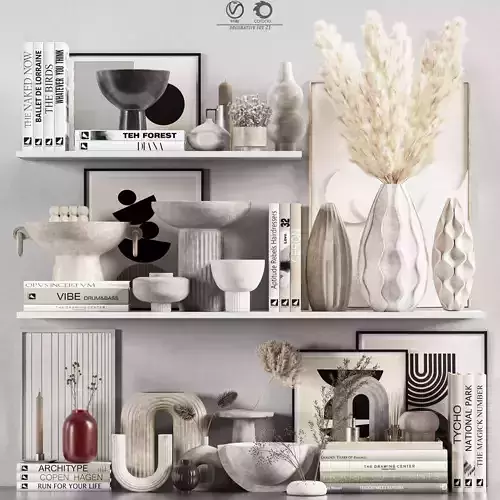 decorative set 21 3D model