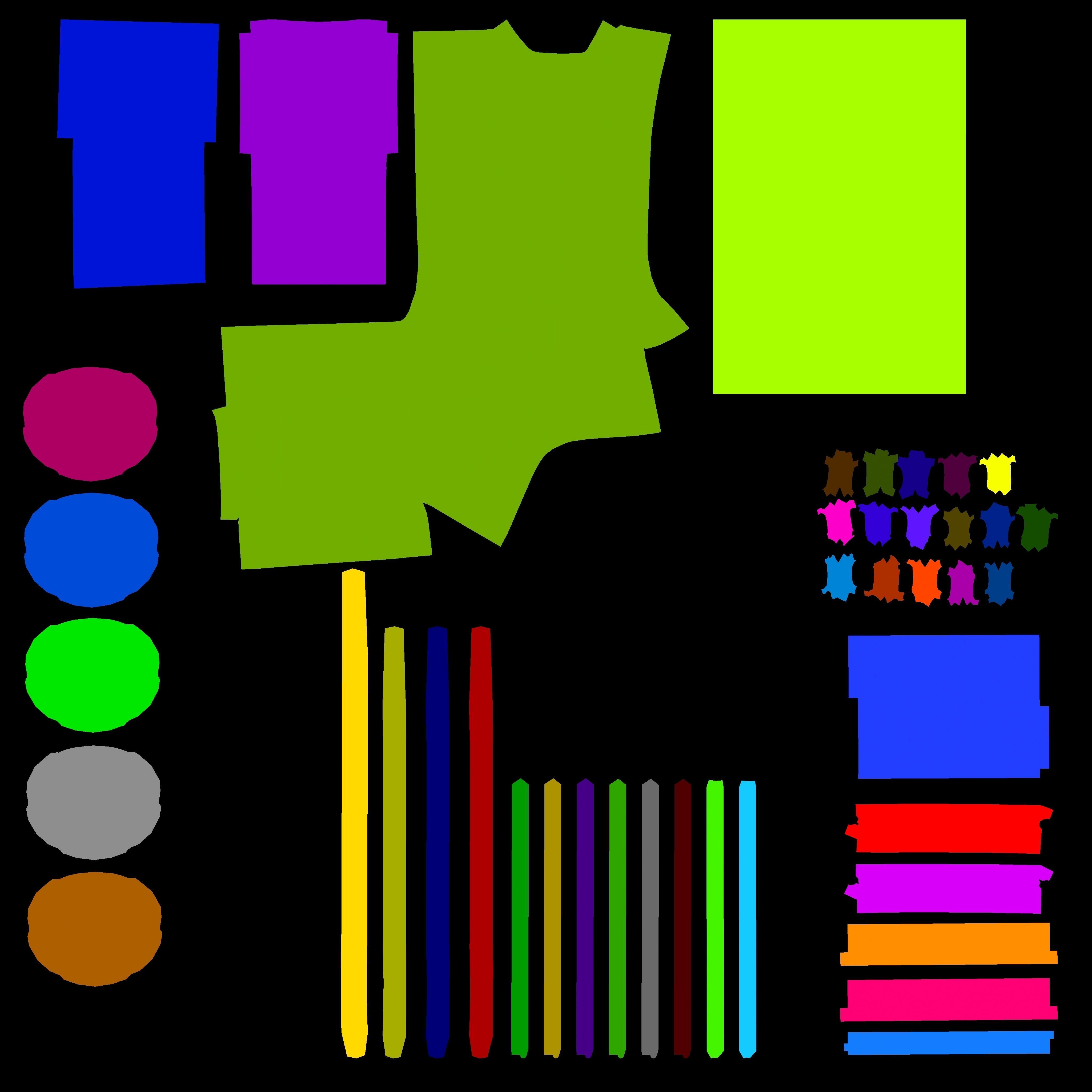 Sci-fi metal stairs with rail Low-poly 3D model_7