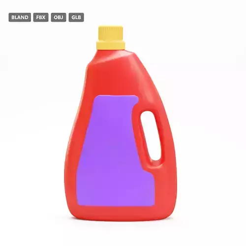 Laundry Detergent Bottle 3D model Collection